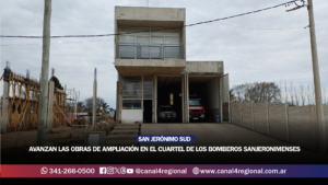 AVANZAN LAS OBRAS DE AMPLIACIÓN EN EL CUARTEL DE LOS BOMBEROS SANJERONIMENSES
