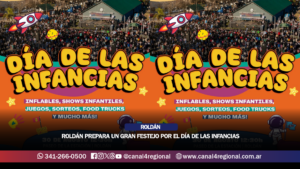 ROLDÁN PREPARA UN GRAN FESTEJO POR EL DÍA DE LAS INFANCIAS