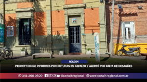 RECLAMOS EFECTUADOS POR EL CONCEJAL PEDRETTI POR OBRAS Y DESAGÜES
