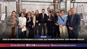 VISITA DE EMPRESARIOS INTERNACIONALES A LA CIUDAD, QUE SE PREPARA PARA UNA NUEVA “EXPO ROLDÁN PRODUCE”